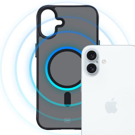 ETUI APPLE IPHONE 16 PLUS - 3MK SMOKE MAGCASE