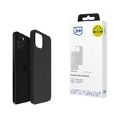 ETUI APPLE IPHONE 15 PLUS - 3MK SILICONE CASE CZARNE