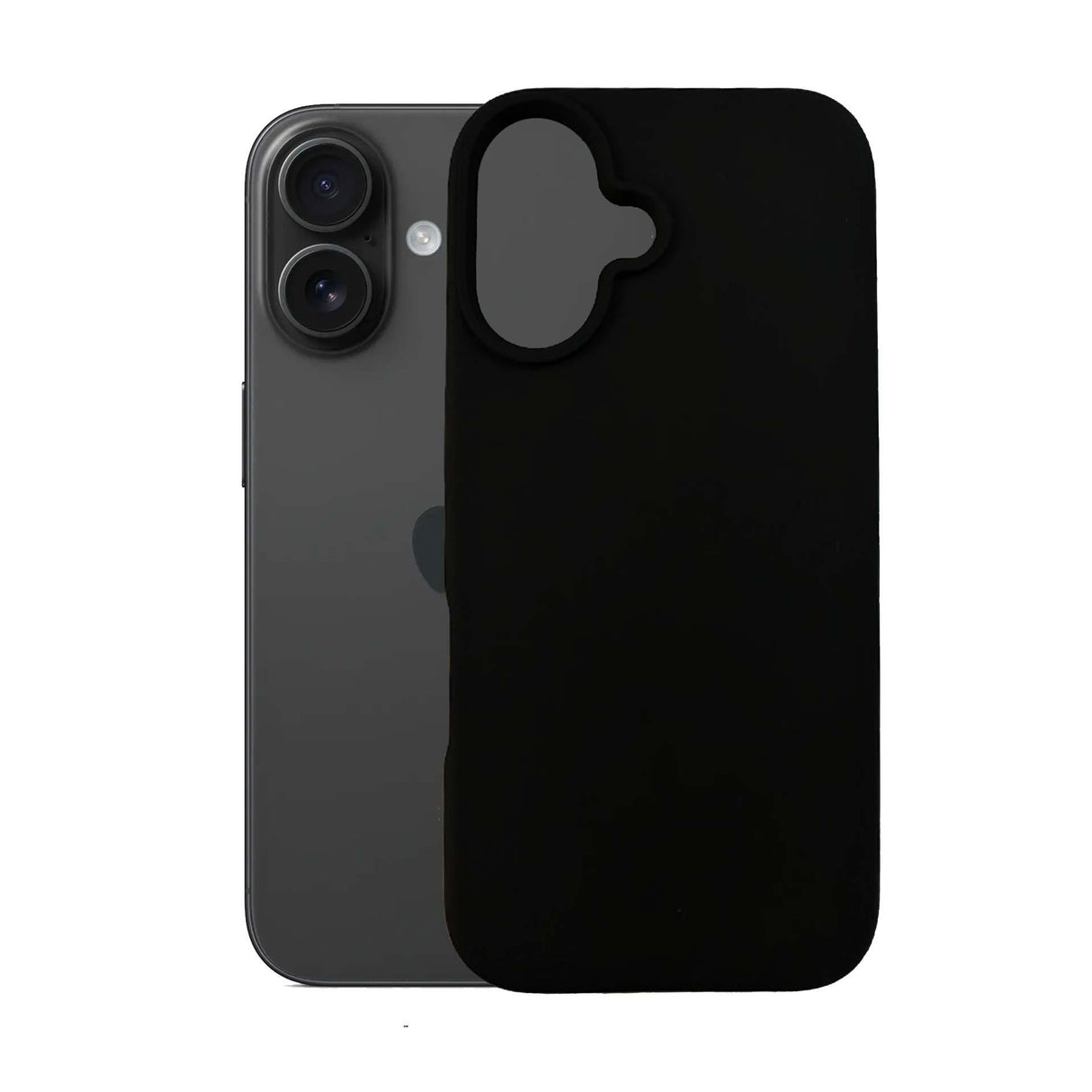 ETUI APPLE IPHONE 16 PLUS - 3MK SILICONE CASE CZARNE