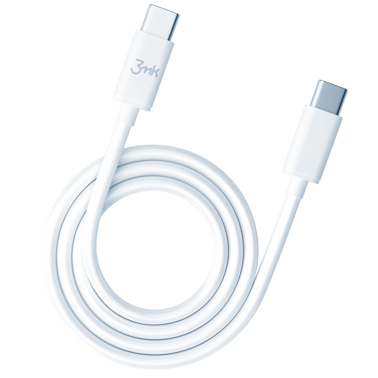 KABEL 3MK HYPER CABLE USB C DO USB C 2M 100W BIAŁY