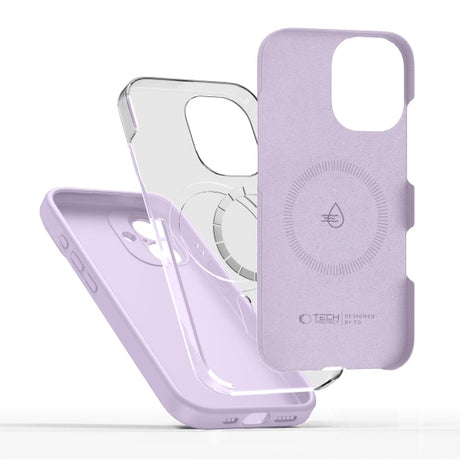 ETUI TECH-PROTECT SILICONE MAGSAFE IPHONE 17 MAUVE FIOLETOWE