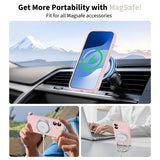 ETUI TECH-PROTECT LIQUID SILICONE MAGSAFE IPHONE 17 RÓŻOWE