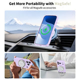 ETUI TECH-PROTECT SILICONE MAGSAFE IPHONE 17 PRO MAX MAUVE FIOLETOWE