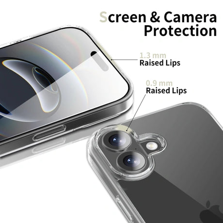 ETUI TECH-PROTECT FLEXAIR HYBRID IPHONE 17 CLEAR TRANSPARETNE