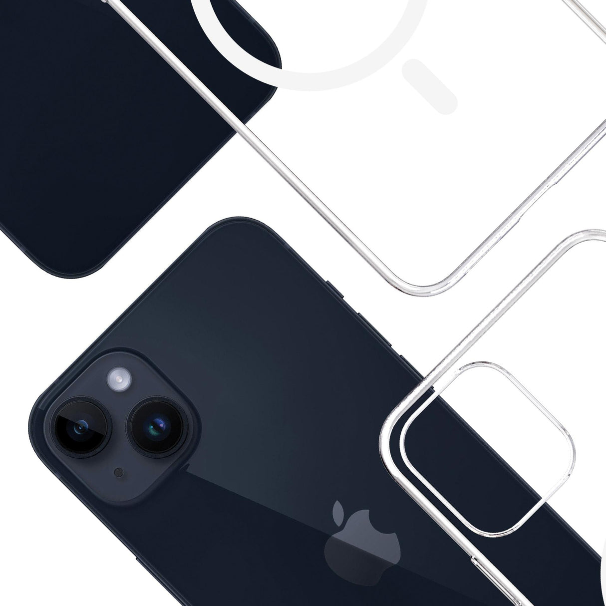 ETUI APPLE IPHONE 14 PLUS - 3MK CLEAR MAGCASE