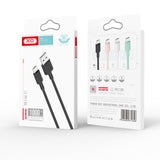 XO KABEL NB156 USB - LIGHTNING 1,0 M 2,4A CZARNY