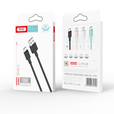 XO KABEL NB156 USB - MICRO USB 1,0 M 2,4A BIAŁY
