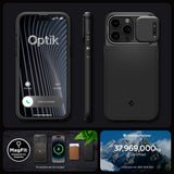 ETUI SPIGEN OPTIK ARMOR MAG MAGSAFE IPHONE 15 PRO BLACK CZARNE