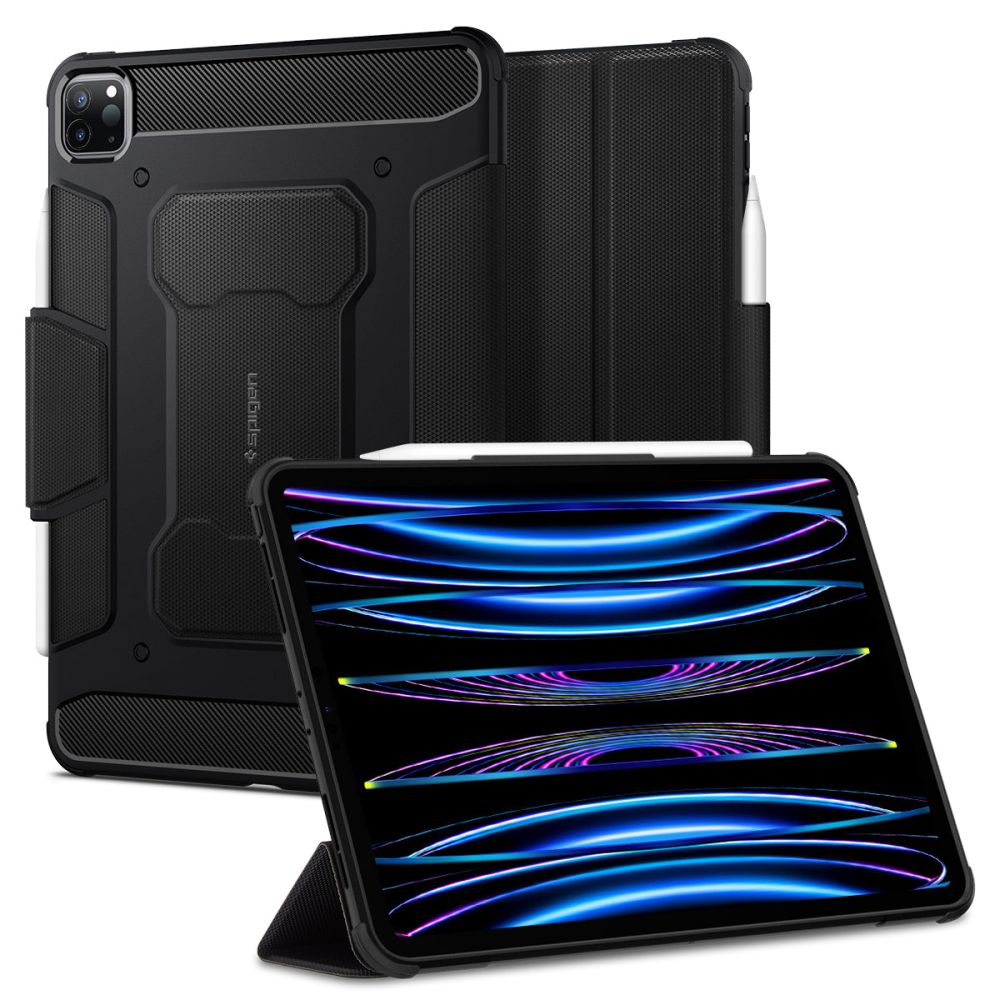 ETUI SPIGEN RUGGED ARMOR ”PRO” IPAD PRO 11” 2 / 3 / 4 / 2020-2022 CZARNY