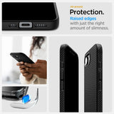 ETUI SPIGEN LIQUID AIR IPHONE 16E CZARNE