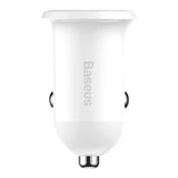 BASEUS ŁADOWARKA SAMOCHODOWA GRAIN PRO 2X USB 4,8A BIAŁA