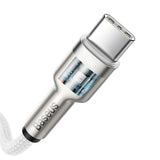 BASEUS KABEL CAFULE METAL PD USB-C - USB-C 1,0 M BIAŁY 100W