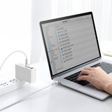 BASEUS KABEL CAFULE METAL PD USB-C - USB-C 1,0 M BIAŁY 100W