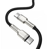 BASEUS KABEL CAFULE METAL PD USB-C - USB-C 2,0 M CZARNY 100W