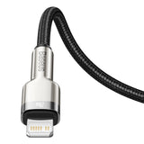 BASEUS KABEL CAFULE METAL PD USB-C - LIGHTNING 1,0 M CZARNY 20W