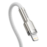 BASEUS KABEL CAFULE METAL PD USB-C - LIGHTNING 2,0 M BIAŁY 20W
