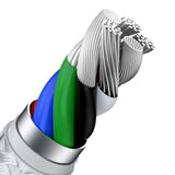 BASEUS KABEL CAFULE METAL PD USB-C - LIGHTNING 2,0 M BIAŁY 20W