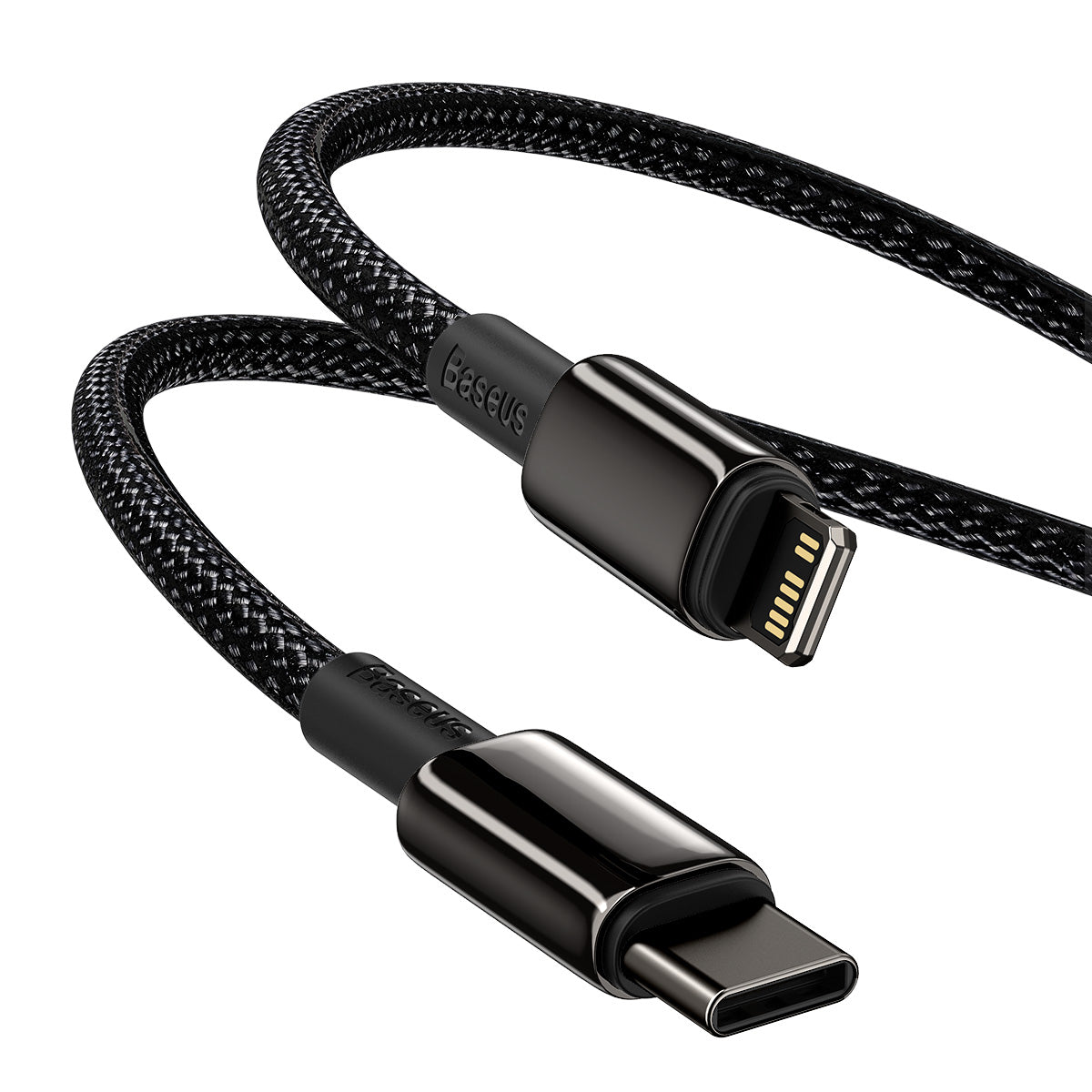 BASEUS KABEL TUNGSTEN PD USB-C - LIGHTNING 1,0 M CZARNY 20W