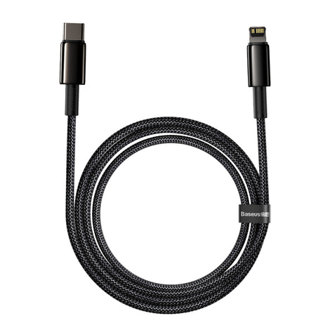 BASEUS KABEL TUNGSTEN PD USB-C - LIGHTNING 2,0 M CZARNY 20W