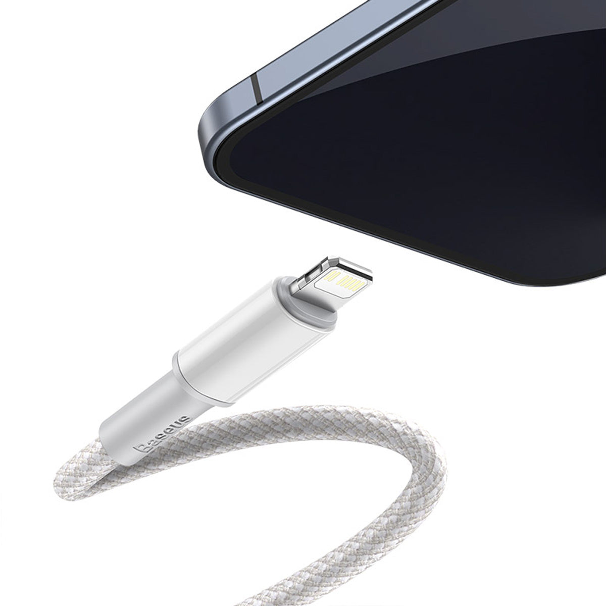 BASEUS KABEL HIGH DENSITY PD USB-C - LIGHTNING 1,0 M BIAŁY 20W