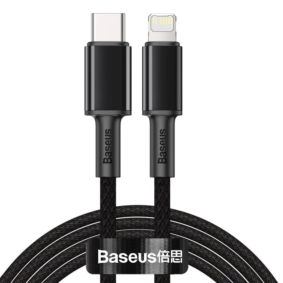 BASEUS KABEL HIGH DENSITY PD USB-C - LIGHTNING 2,0 M CZARNY 20W