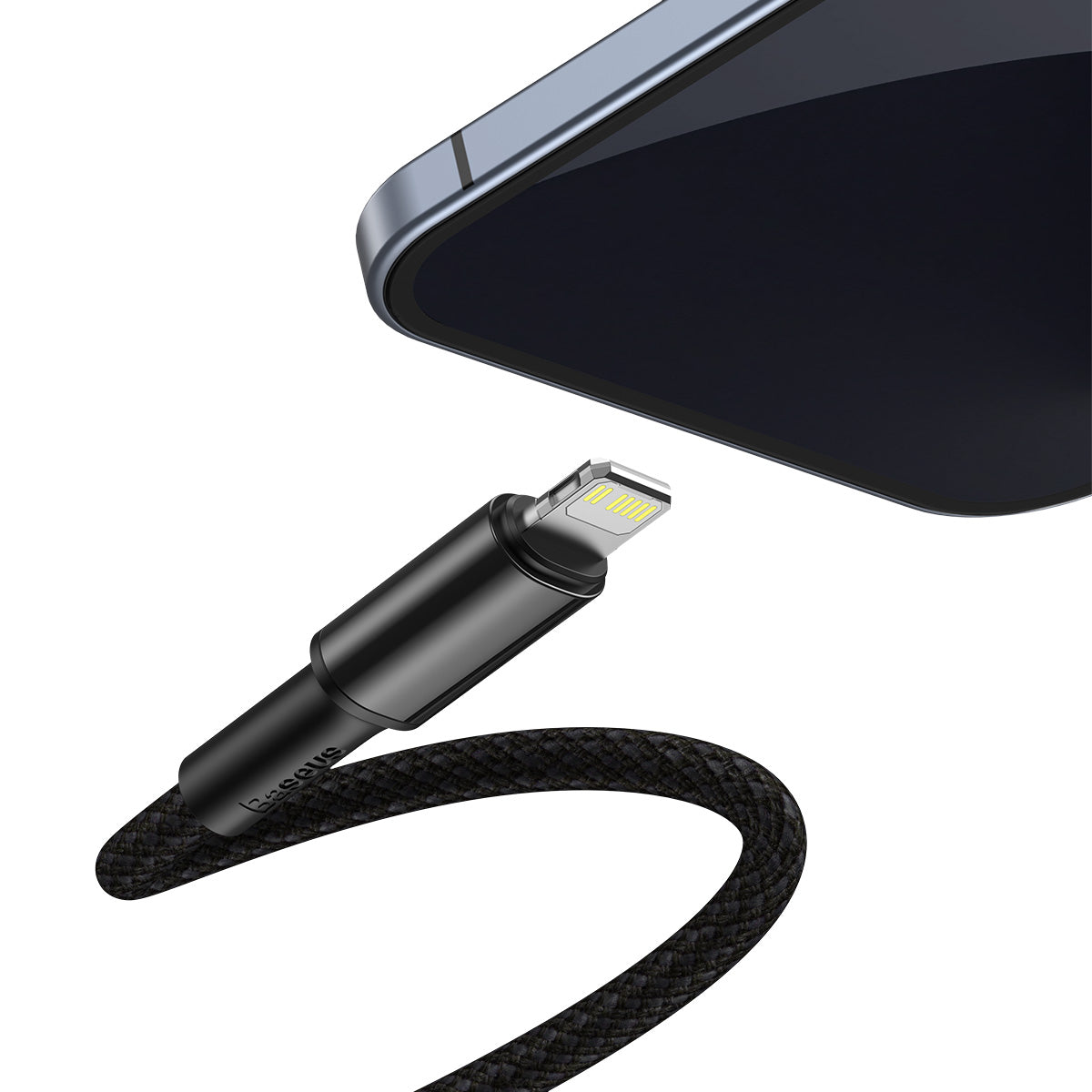 BASEUS KABEL HIGH DENSITY PD USB-C - LIGHTNING 2,0 M CZARNY 20W