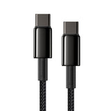 BASEUS KABEL TUNGSTEN PD USB-C - USB-C 1,0 M CZARNY 100W