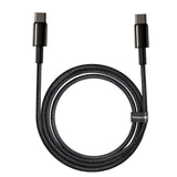 BASEUS KABEL TUNGSTEN PD USB-C - USB-C 2,0 M CZARNY 100W
