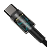 BASEUS KABEL TUNGSTEN PD USB-C - USB-C 2,0 M CZARNY 100W