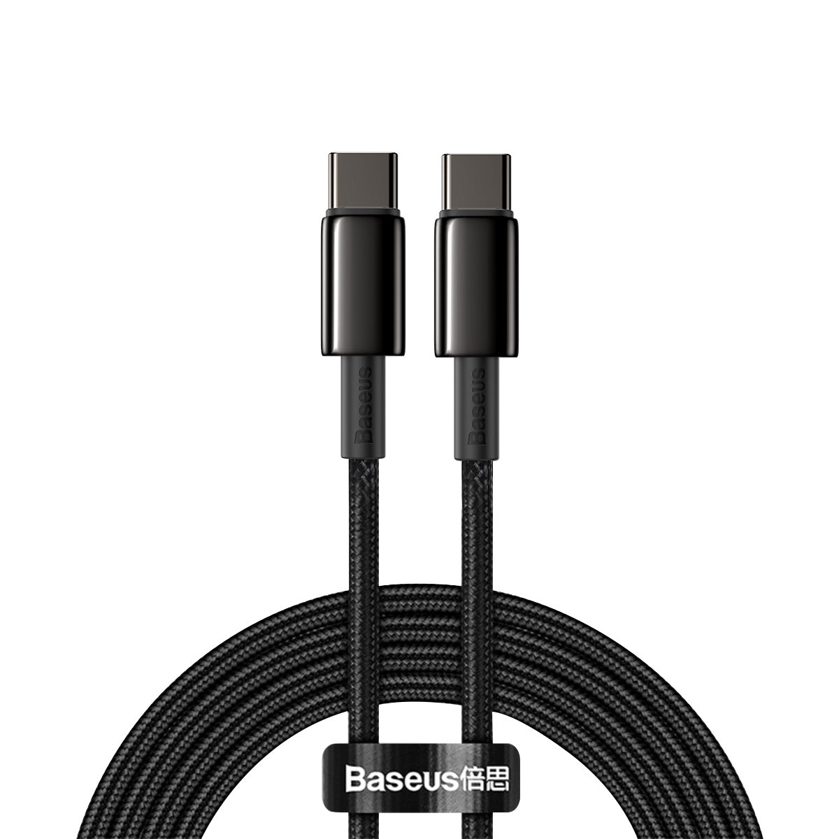 BASEUS KABEL TUNGSTEN PD USB-C - USB-C 2,0 M CZARNY 100W