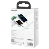 BASEUS KABEL SUPERIOR USB - LIGHTNING 0,25 M 2,4A BIAŁY