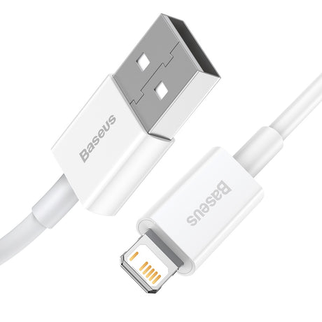 BASEUS KABEL SUPERIOR USB - LIGHTNING 1,0 M 2,4A BIAŁY