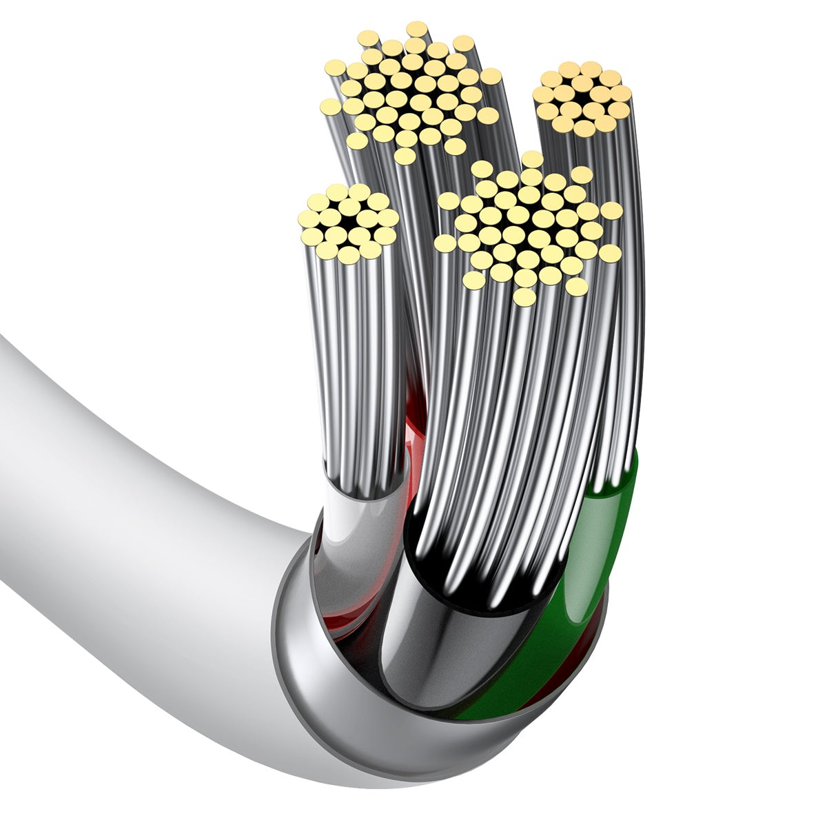BASEUS KABEL SUPERIOR USB - LIGHTNING 1,0 M 2,4A BIAŁY