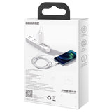 BASEUS KABEL SUPERIOR USB - LIGHTNING 1,0 M 2,4A BIAŁY