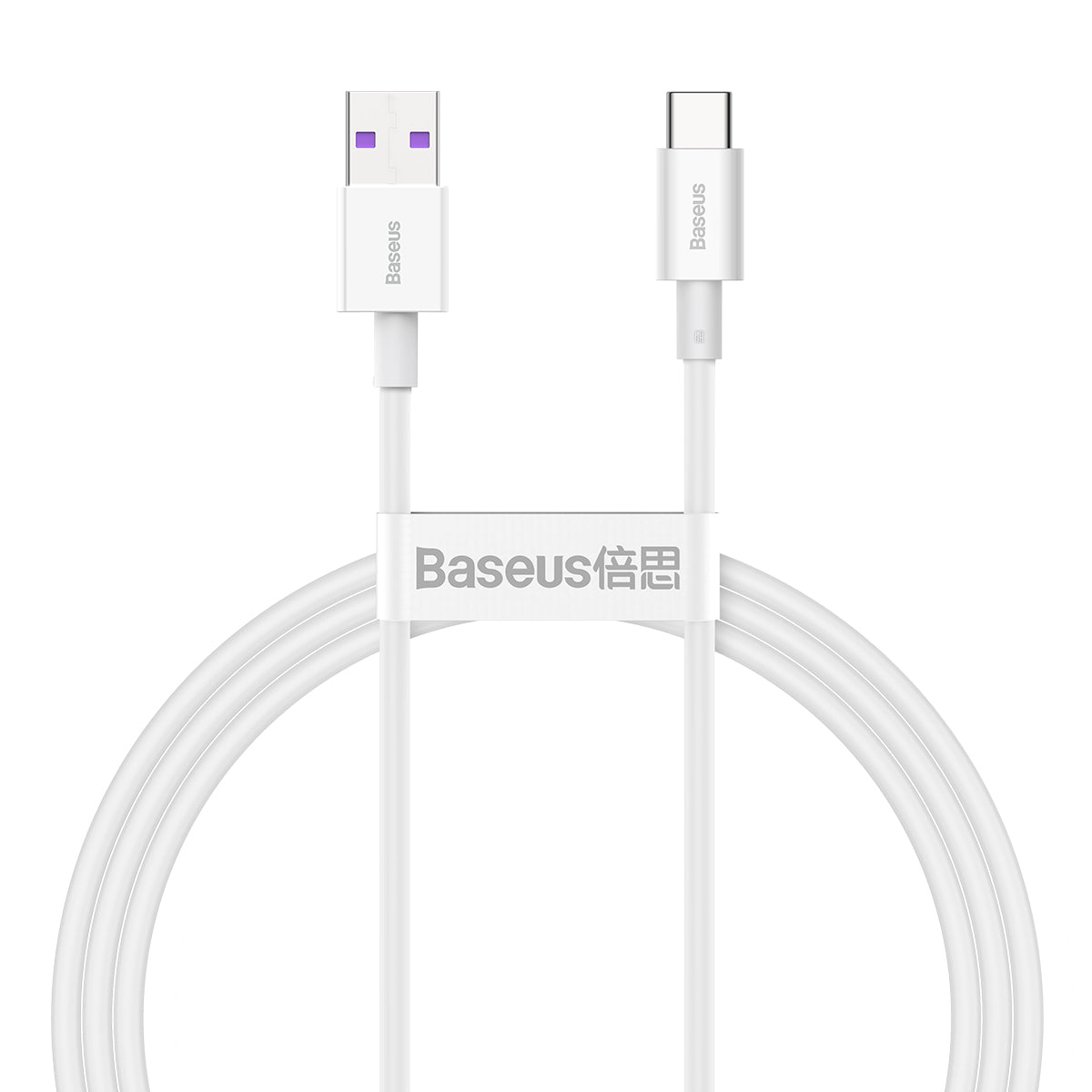 BASEUS KABEL SUPERIOR USB - USB-C 1,0 M BIAŁY 66W