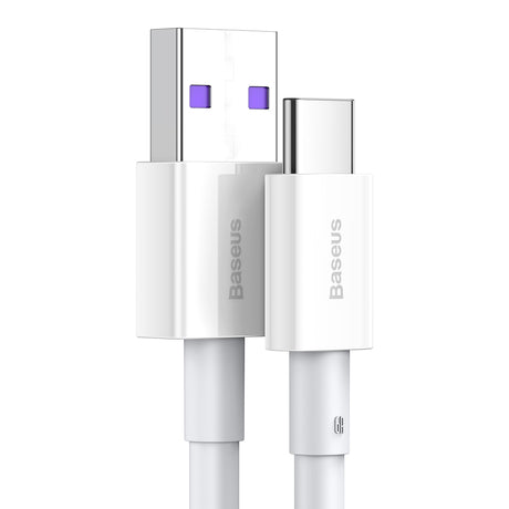 BASEUS KABEL SUPERIOR USB - USB-C 1,0 M BIAŁY 66W