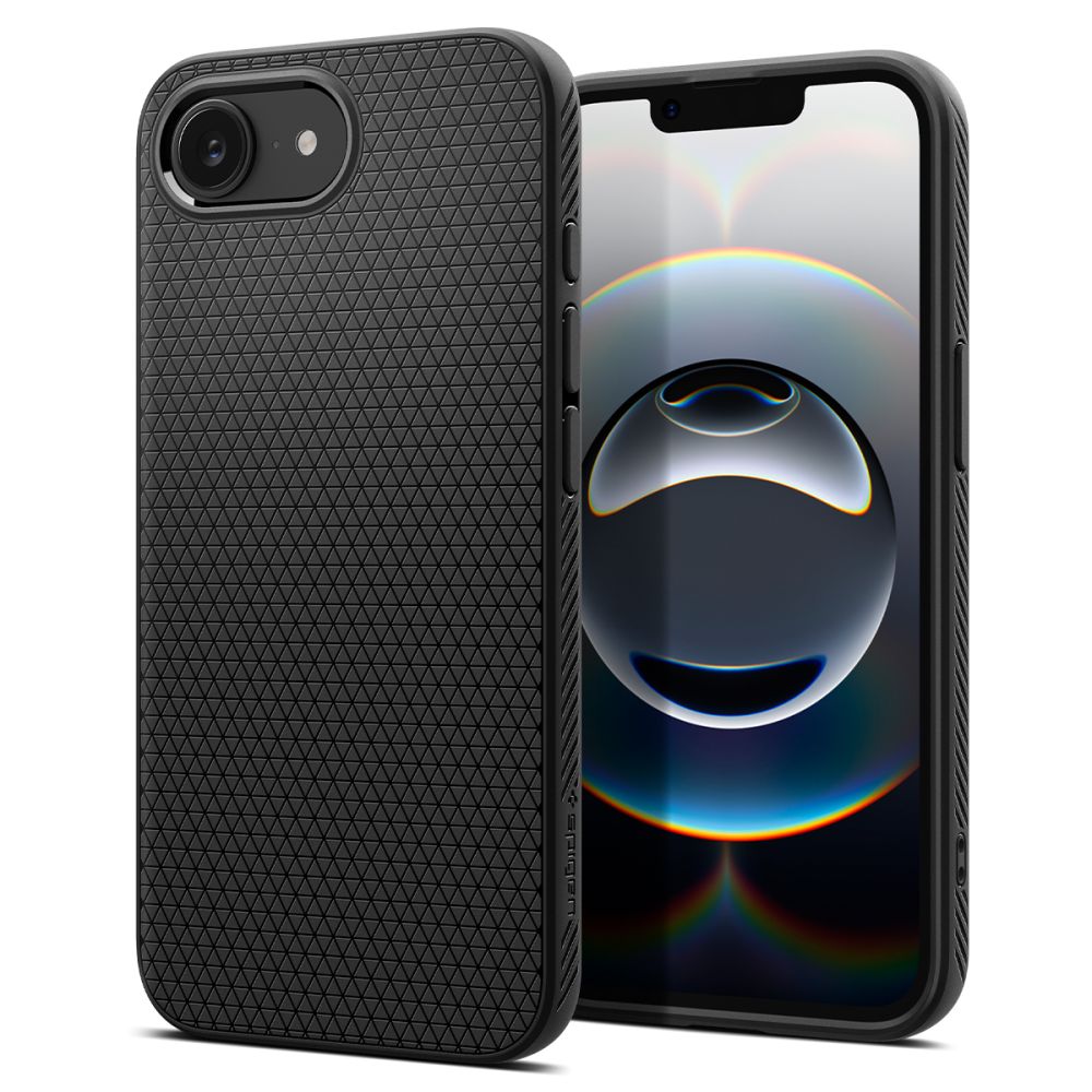 ETUI SPIGEN LIQUID AIR IPHONE 16E CZARNE