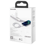 BASEUS KABEL SUPERIOR USB - LIGHTNING 1,5 M 2,4A BIAŁY