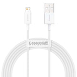 BASEUS KABEL SUPERIOR USB - LIGHTNING 2,0 M 2,4A BIAŁY