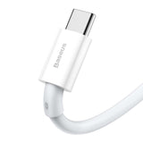 BASEUS KABEL SUPERIOR USB - USB-C 2,0 M BIAŁY 66W
