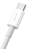 BASEUS KABEL SUPERIOR USB - USB-C 2,0 M BIAŁY 66W