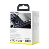 BASEUS ŁADOWARKA SAMOCHODOWA PARTICULAR PD 65W 1X USB 1X USB-C PRZEŹROCZYSTA