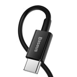 BASEUS KABEL SUPERIOR PD USB-C - LIGHTNING 1,0 M CZARNY 20W