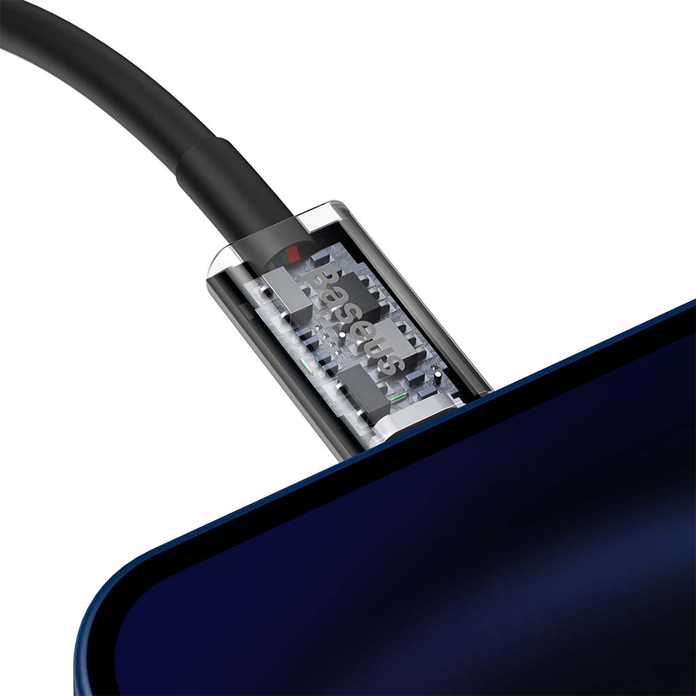 BASEUS KABEL SUPERIOR PD USB-C - LIGHTNING 1,0 M CZARNY 20W