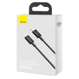 BASEUS KABEL SUPERIOR PD USB-C - LIGHTNING 1,0 M CZARNY 20W