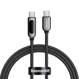 BASEUS KABEL DISPLAY PD USB-C - USB-C 1,0 M CZARNY 100W