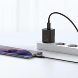 BASEUS ŁADOWARKA SIECIOWA SUPER SI PD 25W 1X USB-C CZARNA + KABEL USB-C - USB-C