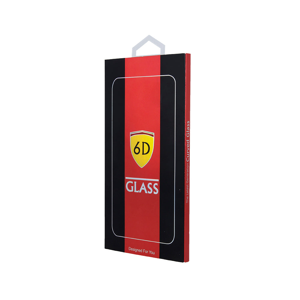 SZKŁO HARTOWANE 6D DO IPHONE 13 / 13 PRO 6,1'' / 14 / 16E 6,1'' CZARNA RAMKA