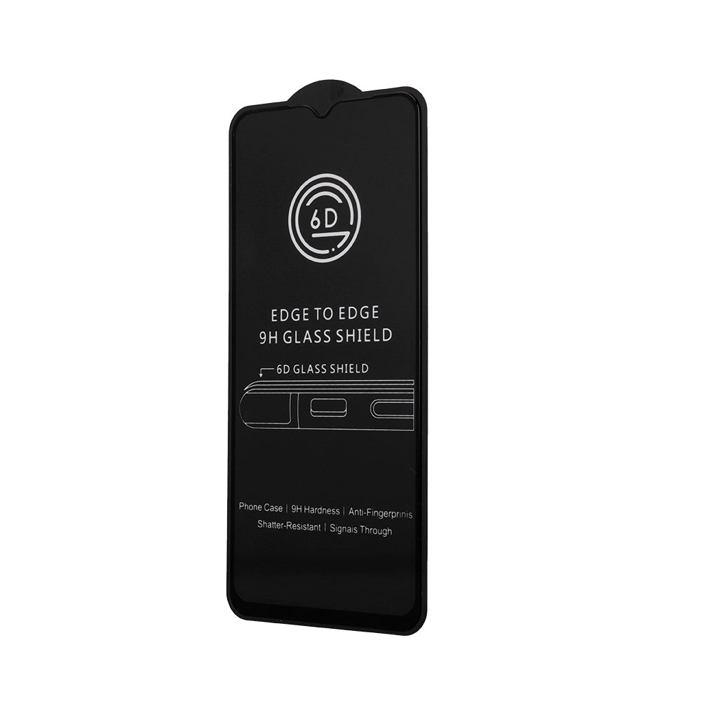 SZKŁO HARTOWANE 6D DO IPHONE 13 / 13 PRO 6,1'' / 14 / 16E 6,1'' CZARNA RAMKA
