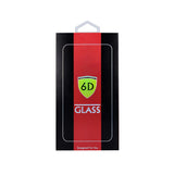 SZKŁO HARTOWANE 6D DO IPHONE 13 / 13 PRO 6,1'' / 14 / 16E 6,1'' CZARNA RAMKA